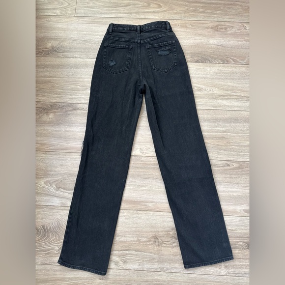 PacSun Black Distressed Boyfriend Jeans - Picture 2 of 4